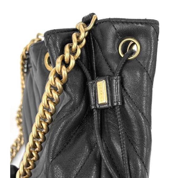 CHANEL Black Chevron Chain Shoulder Bag A-A26692 - Picture 11 of 11
